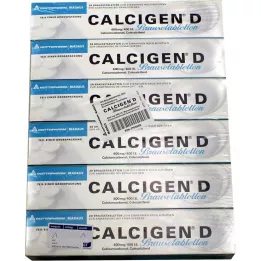 CALCIGEN D 600 mg/400 I.E. compresse effervescenti, 120 pz