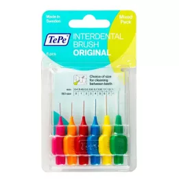 TEPE Spazzolini interdentali Originali misti, 6 pz