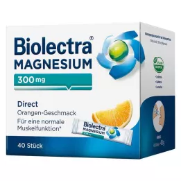 BIOLECTRA Magnesio 300 mg Direct Orange Sticks, 40 pz