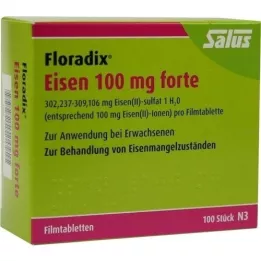 FLORADIX Iron 100 mg di forti compresse con pellicola, 100 pz