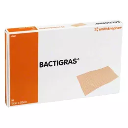 BACTIGRAS garza antisettica di paraffina 15x20 cm, 10 pz