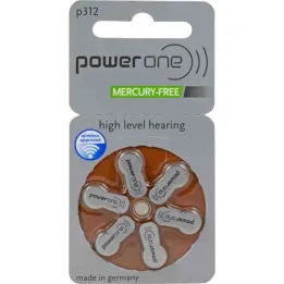 Batterie Hör Powerone 312, 6 pz