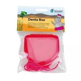 MIRADENT Scatola per apparecchi ortodontici Dento Box I rosa, 1 pezzo