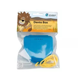 MIRADENT Scatola per apparecchi ortodontici Dento Box I blu, 1 pezzo