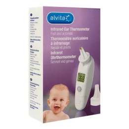 Termometro auricolare a infrarossi Alvita, 1 pz
