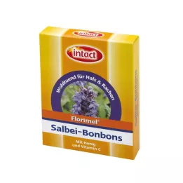 FLORIMEL Bonbon alla Salvia con Vitamina C, 50 g