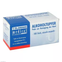 ALKOHOLTUPFER 3x6 cm sterili, 100 pz