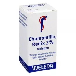 CHAMOMILLA RADIX Compresse al 2%, 100 pz