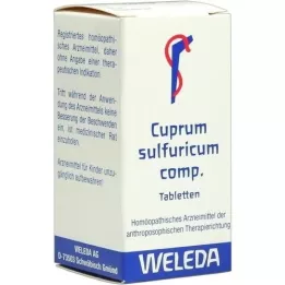 CUPRUM SULFURICUM compresse comp., 100 pz