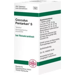 COCCULUS PENTARKAN S compresse, 200 pz