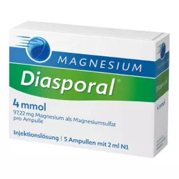 MAGNESIUM DIASPORAL Fiale da 4 mmol, 5X2 ml