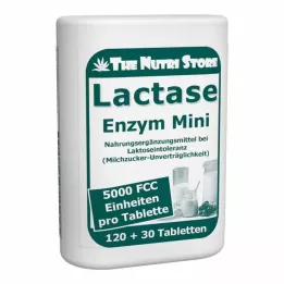 LACTASE 5.000 FCC mini compresse di enzimi in dosatore, 120 pz