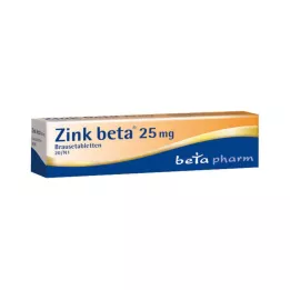 ZINK BETA 25 compresse effervescenti, 20 pz