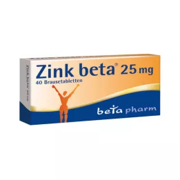 ZINK BETA 25 compresse effervescenti, 40 pz