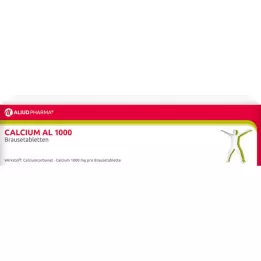 Calcio al 1000 compresse effervescenti, 20 pz