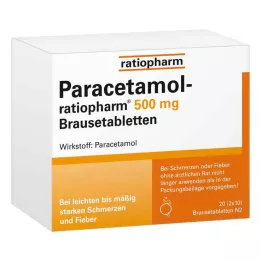 PARACETAMOL-ratiopharm 500 mg compresse effervescenti, 20 pz