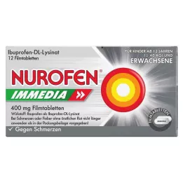 NUROFEN Compresse con rivestimento con pellicola immediata da 400 mg, 12 pz