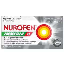 NUROFEN Immedia 400 mg compresse rivestite con film, 24 pz