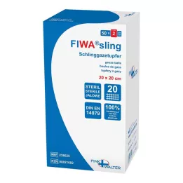 SCHLINGGAZETUPFER 20x20 cm di prua sterile, 50x2 pz