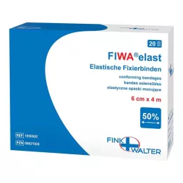 FIXIERBINDE elastico 6 cmx4 m sciolto, 1X20 pz