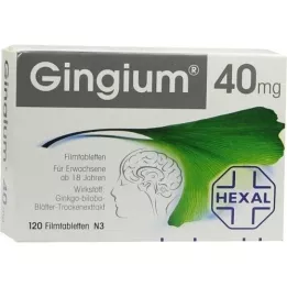 GINGIUM 40 mg compresse con pellicola, 120 pz