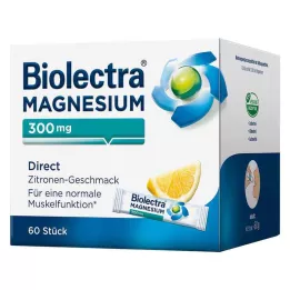 BIOLECTRA Magnesio 300 mg Direct Lemon Sticks, 60 pz