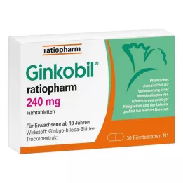 GINKOBIL-ratiopharm 240 mg compresse rivestite con film, 30 pz