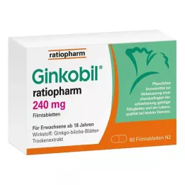 GINKOBIL-ratiopharm 240 mg compresse rivestite con film, 60 pz