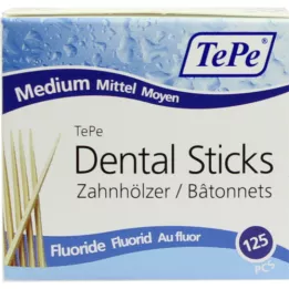 Tepe Medio con dentito con fluoro, 125 pz