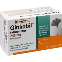 Ginkobil-ratiopharm 240 mg compresse rivestite di film, 120 pz