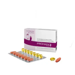 Profertil compresse/capsule femminili confezione combinata 3 mesi, 1 pz