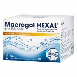 MACROGOL HEXAL più elettroliti Plv.z.H.e.L.z.E., 50 pz