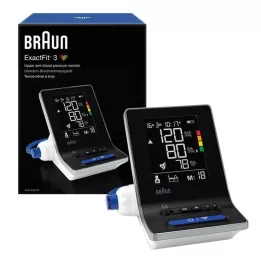 BRAUN BLUTDRUCKMESSGERÄT ExactFit3 Braccio superiore BUA6150, 1 pz