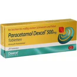 Paracetamol Dexcel 500 mg compresse, 20 pz