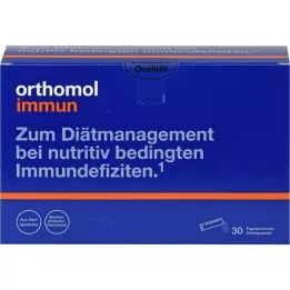 Orthomol Granuli diretti immune lampone / mentolo, 30 pz