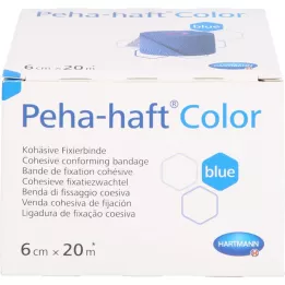 PEHA-PRISSONORE FIXATION Color Bind Latex Free 6 cmx20 m blu, 1 pz