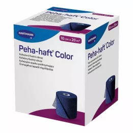 PEHA-HAFT Nastro adesivo per fissaggio colore senza lattice 10 cm x 20 m blu, 1 pezzo