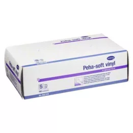 PEHA-SOFT Sottoguanti in vinile senza acciaio senza polvere S, 100 pz