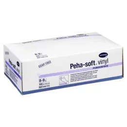 PEHA-SOFT Sottoguanti in vinile non acciaio senza polvere L, 100 pz