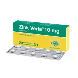 ZINK VERLA Compresse rivestite con film da 10 mg, 20 pz