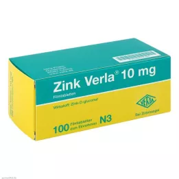 ZINK VERLA Compresse rivestite con film da 10 mg, 100 pz