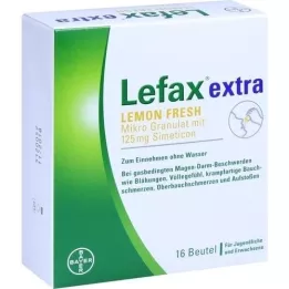 LEFAX Mikro granulat Fresh Extra Lemon, 16 pz