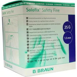 SOLOFIX Lancette Safety Fine 25 Gx1,5 mm, 200 pz