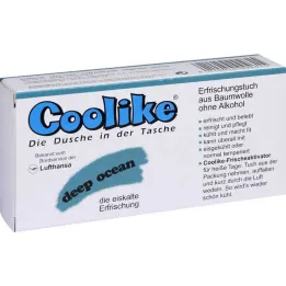 Asciugamani rinfrescanti Coolike Deep Ocean, 5 pz