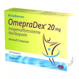 OMEPRADEX 20 mg capsule rigide gastroresistenti, 14 pz