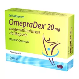OMEPRADEX 20 mg capsule rigide gastroresistenti, 7 pz