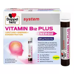 DOPPELHERZ Fiale per bere Vitamina B12 Plus system, 30X25 ml