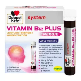 DOPPELHERZ Fiale da bere Vitamina B12 Plus system, 10X25 ml
