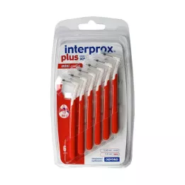 INTERPROX più mini spazzolino interdentale conico rosso, 6 pz