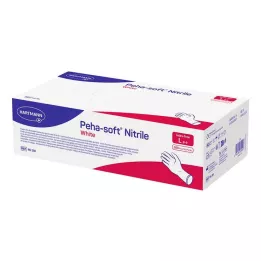 PEHA-SOFT nitrile white unt.hands.unsteril pf L, 200 pz
